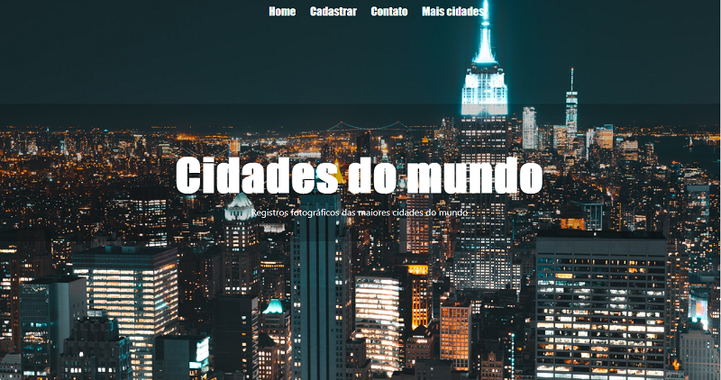 Sistema cadastro