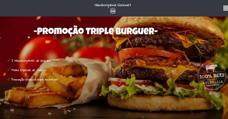 Site Hamburgueria